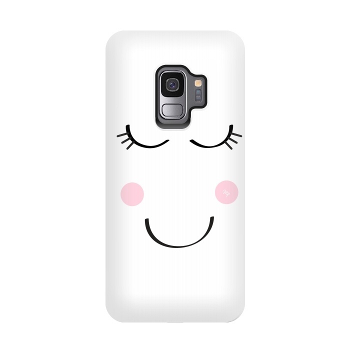 Galaxy S9 StrongFit Cute smile by Martina