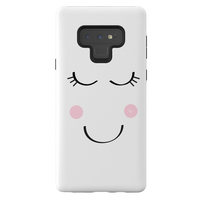 Galaxy Note 9 StrongFit Cute smile by Martina