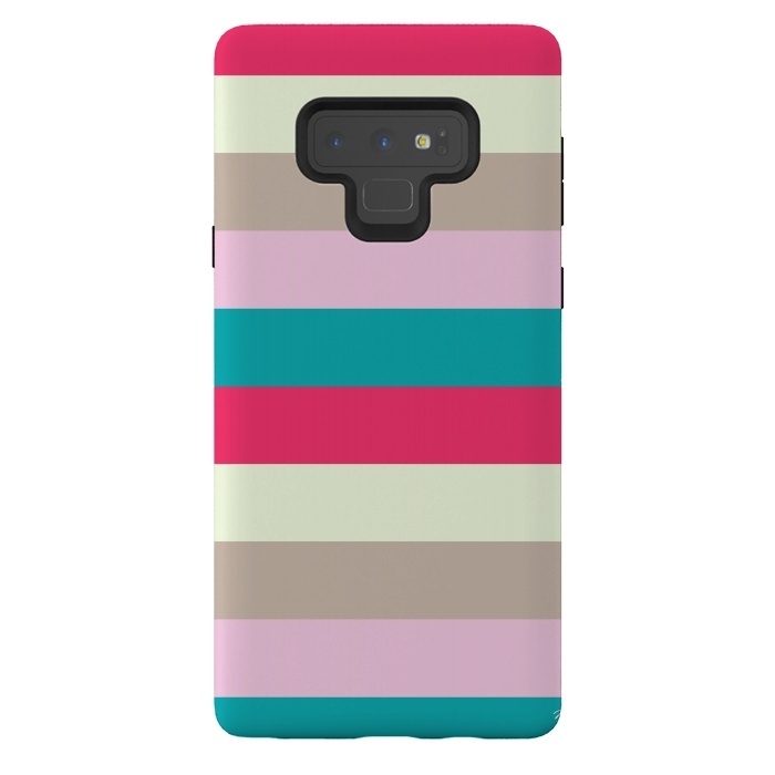 Galaxy Note 9 StrongFit Bold feminine stripes by Martina