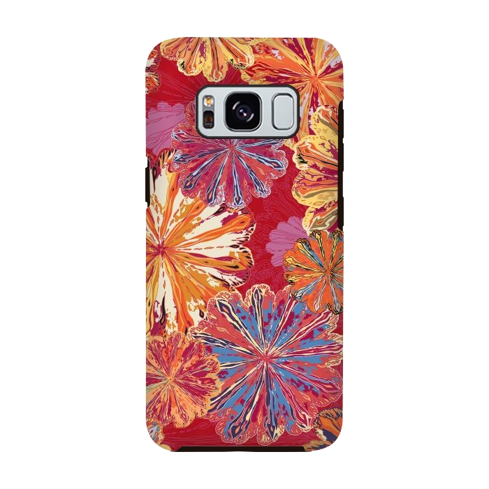 Galaxy S8 StrongFit Poppytops Carnival by Lotti Brown