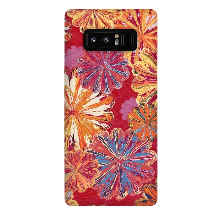 Galaxy Note 8 StrongFit Poppytops Carnival by Lotti Brown