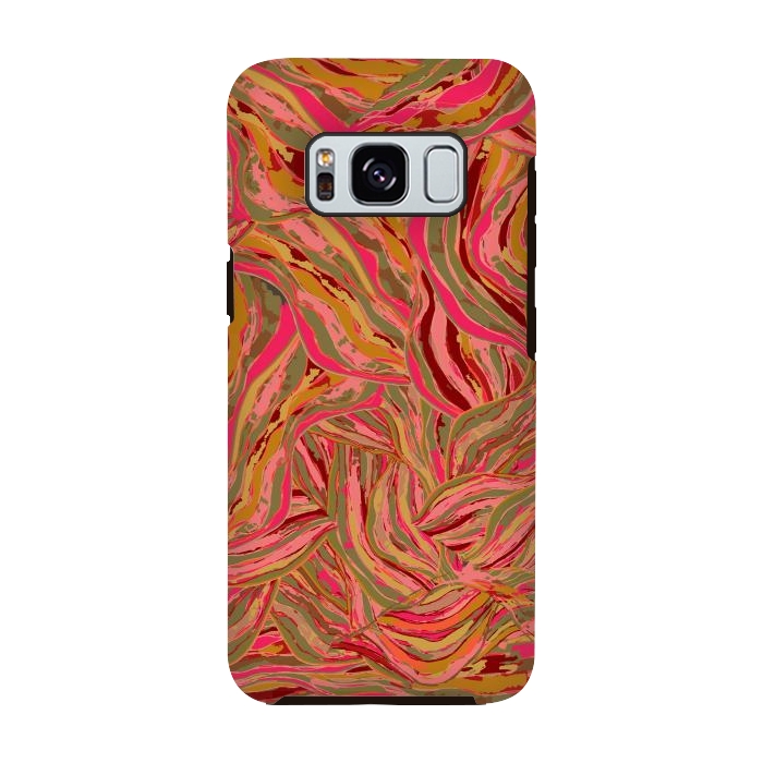Galaxy S8 StrongFit Rocky Ripples Carnival by Lotti Brown