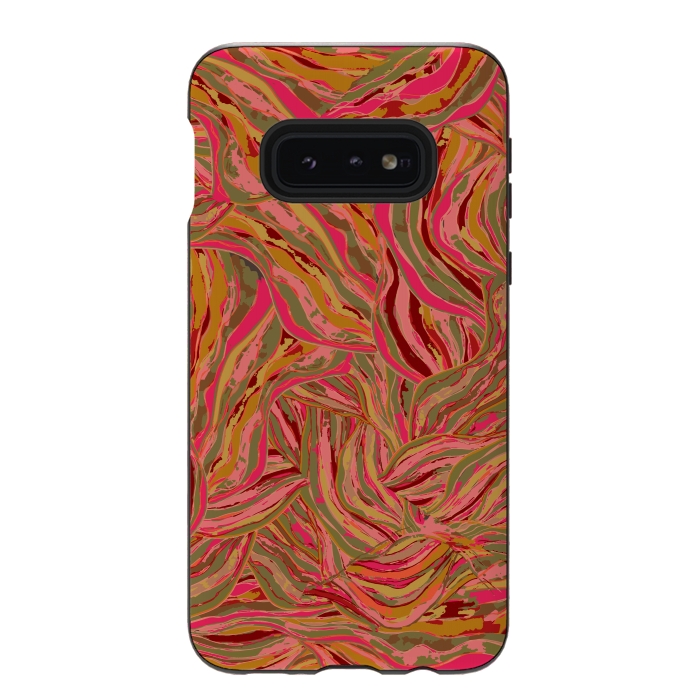 Galaxy S10e StrongFit Rocky Ripples Carnival by Lotti Brown