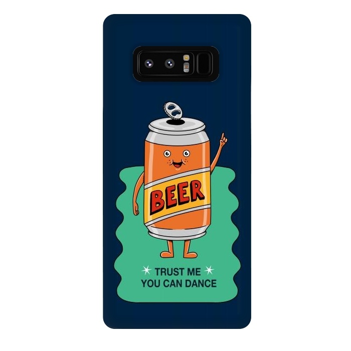 Galaxy Note 8 StrongFit Beer you can dance by Coffee Man