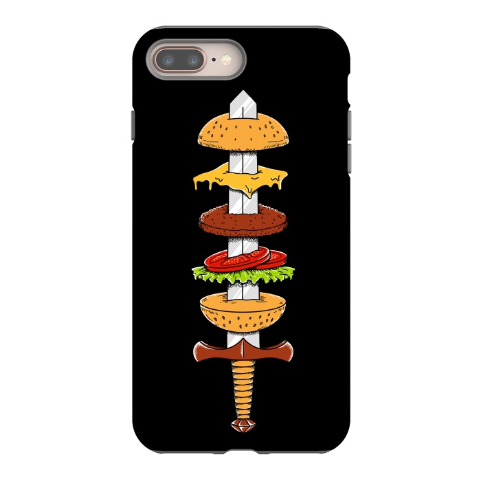 iPhone 7 plus StrongFit sword Burger by Coffee Man