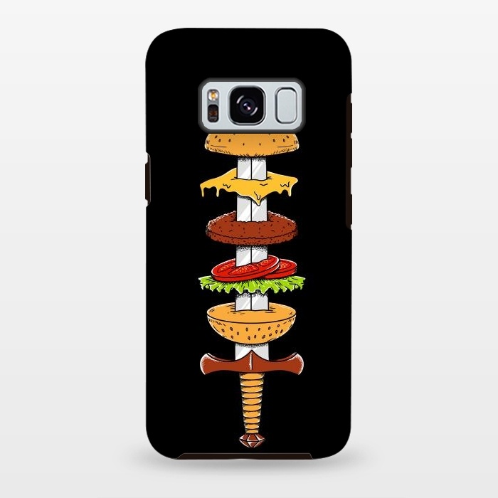 Galaxy S8 plus StrongFit sword Burger by Coffee Man