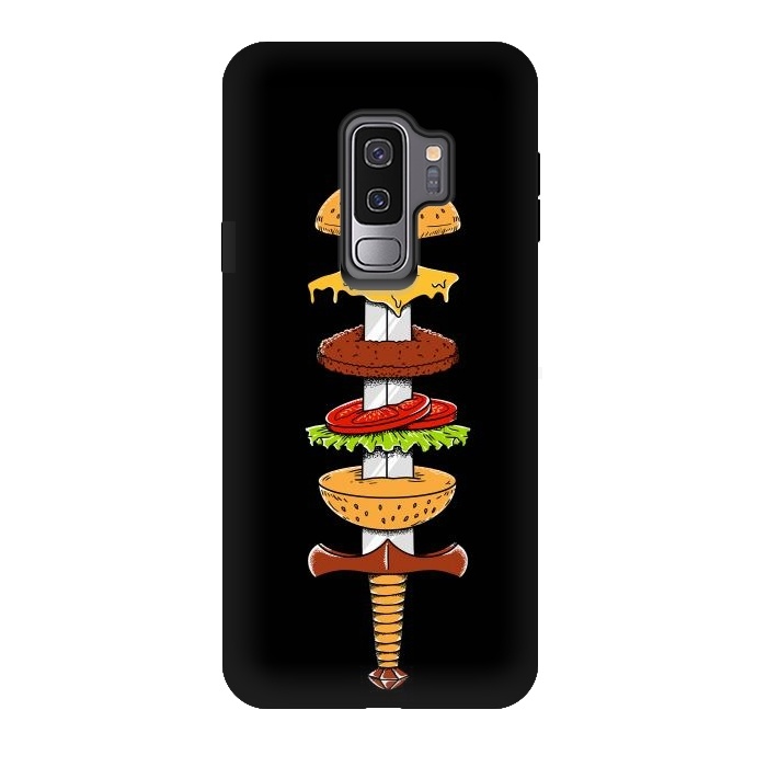 Galaxy S9 plus StrongFit sword Burger by Coffee Man