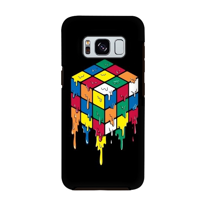 Galaxy S8 StrongFit Rubiks Cube by Coffee Man