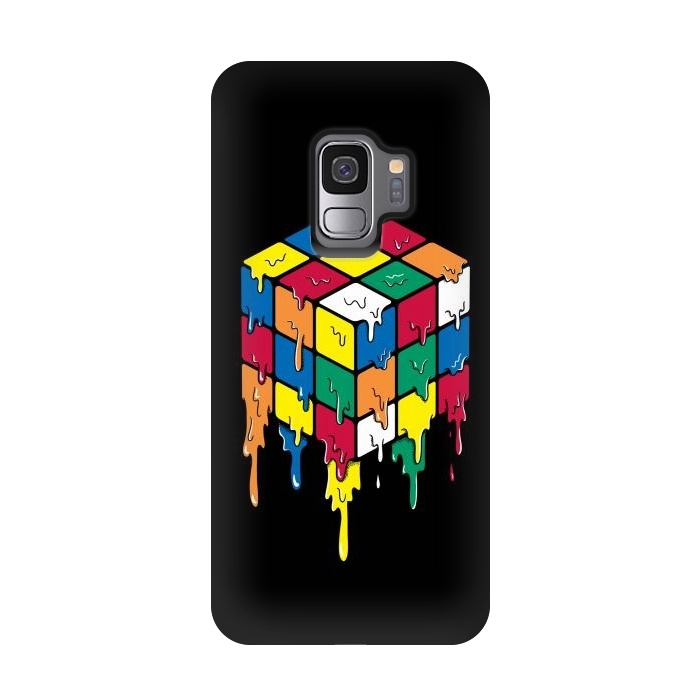Galaxy S9 StrongFit Rubiks Cube by Coffee Man