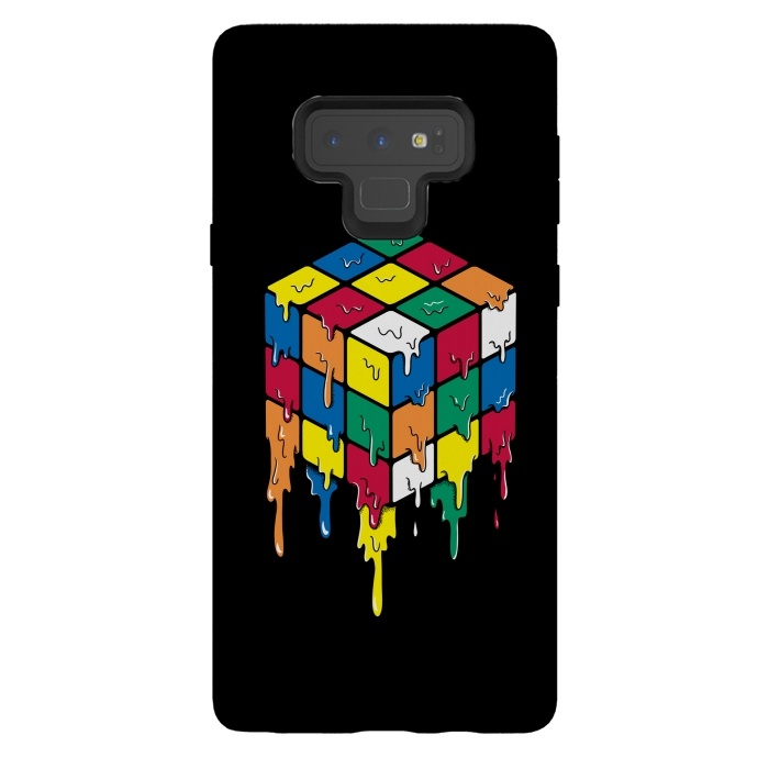 Galaxy Note 9 StrongFit Rubiks Cube by Coffee Man