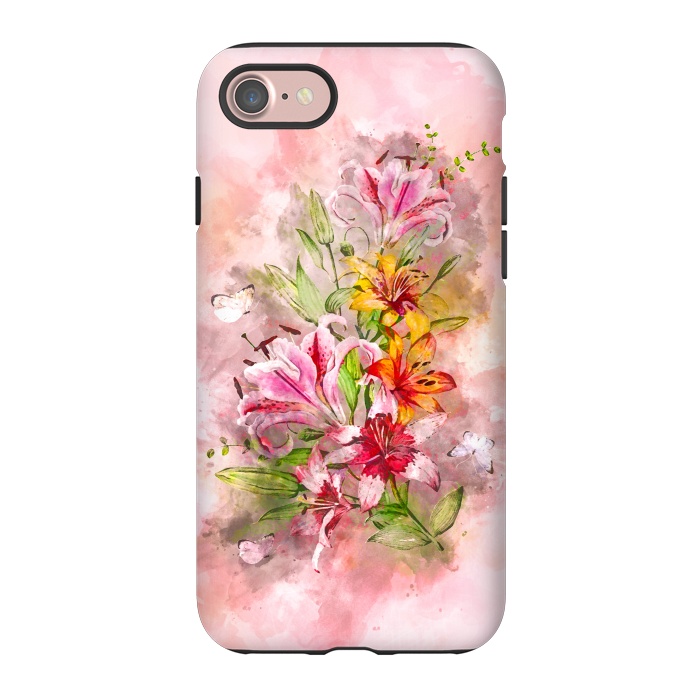 iPhone 7 StrongFit Lilies Bunch by Creativeaxle