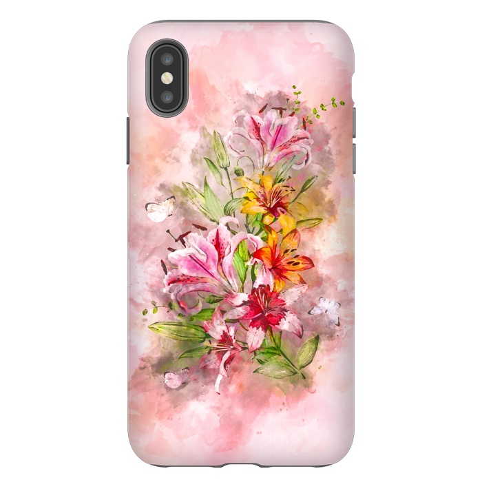 iPhone Xs Max StrongFit Lilies Bunch by Creativeaxle