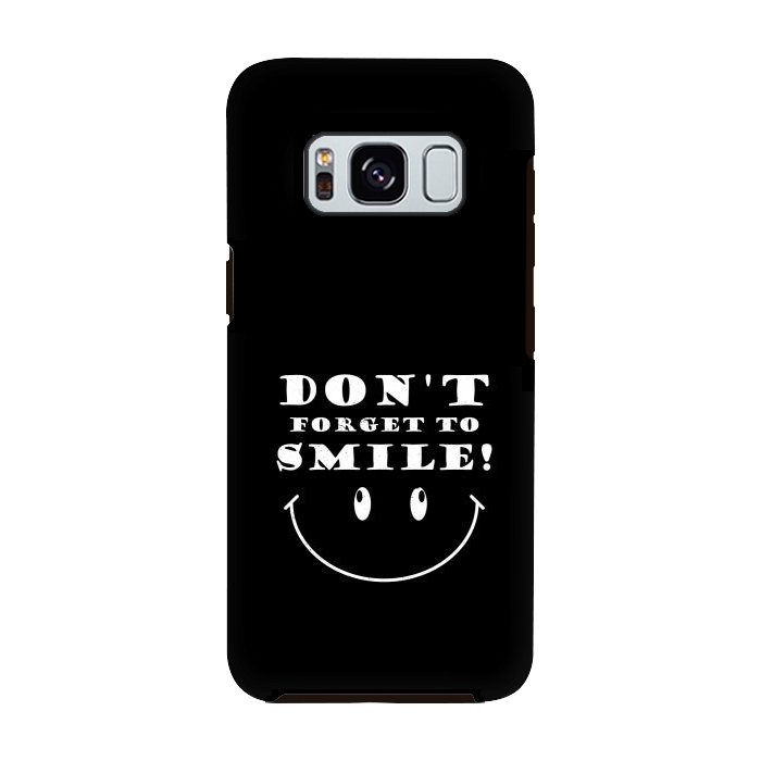 Galaxy S8 StrongFit dont forget to smile by TMSarts