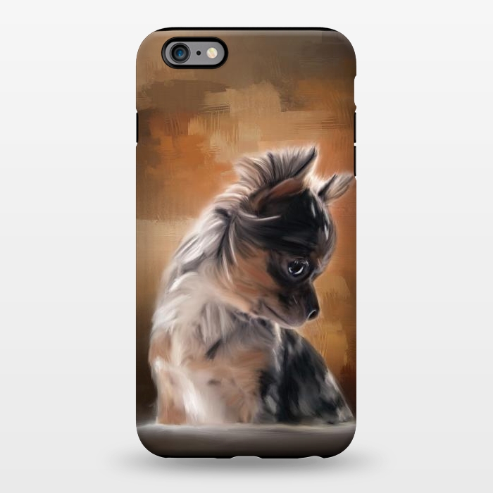 iPhone 6/6s plus StrongFit A cute merle chihuahua puppy by Simone Gatterwe