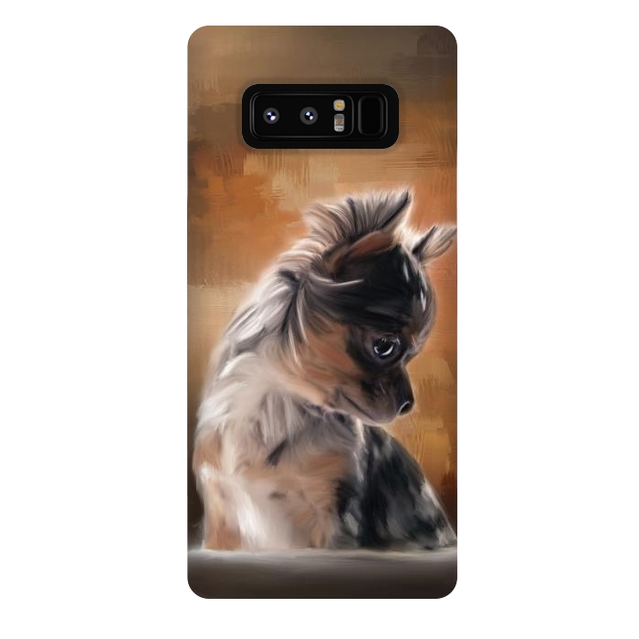 Galaxy Note 8 StrongFit A cute merle chihuahua puppy by Simone Gatterwe