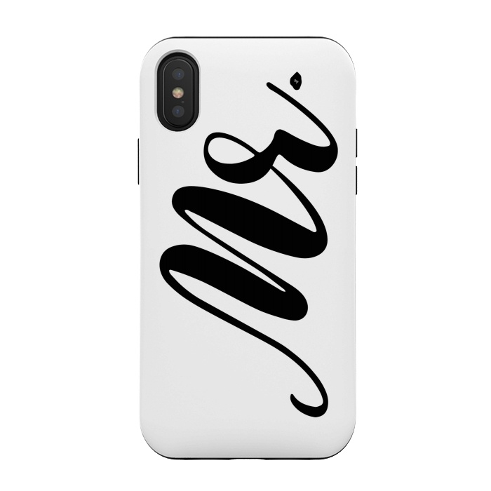 iPhone Xs / X StrongFit Hello Mr. by Martina