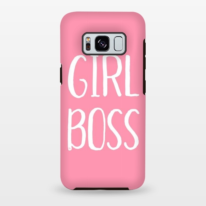 Galaxy S8 plus StrongFit Pink Girl Boss by Martina