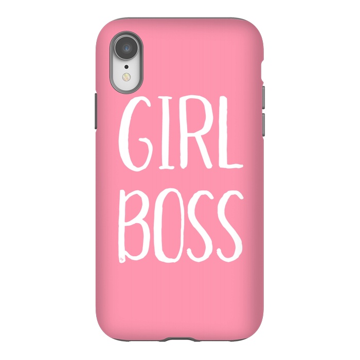 iPhone Xr StrongFit Pink Girl Boss by Martina