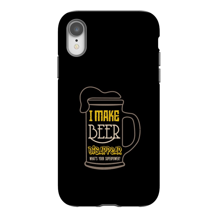 iPhone Xr StrongFit i make beer disappear by TMSarts
