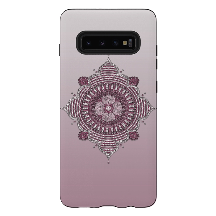 Galaxy S10 plus StrongFit Fashion Mandala Ornament by Andrea Haase