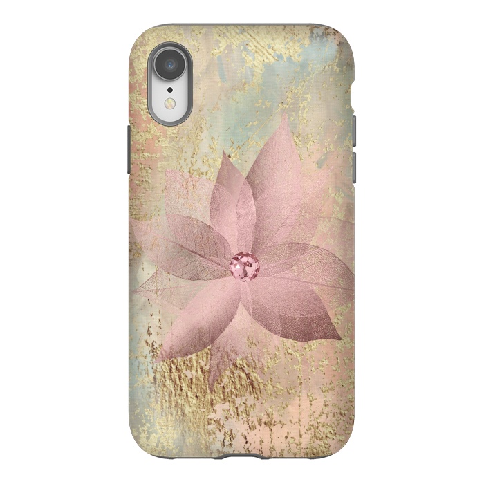iPhone Xr StrongFit Delicate Blush Flower 2 by Andrea Haase