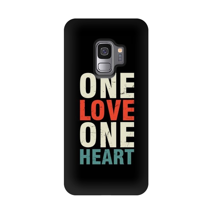Galaxy S9 StrongFit one love one heart by TMSarts