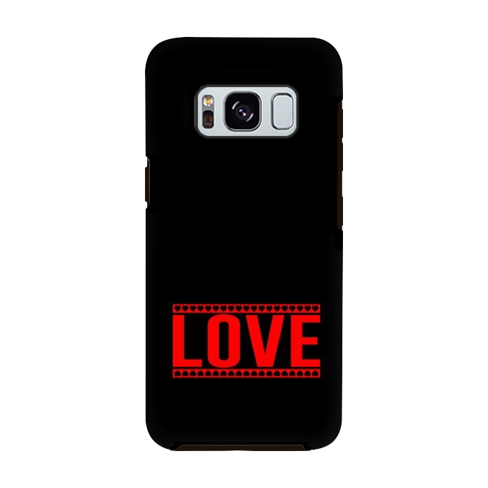 Galaxy S8 StrongFit love heart by TMSarts