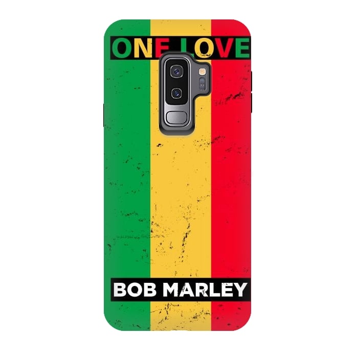Galaxy S9 plus StrongFit one love bob marley by TMSarts