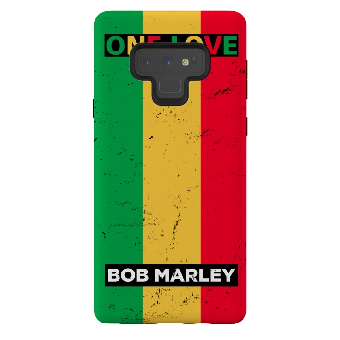 Galaxy Note 9 StrongFit one love bob marley by TMSarts