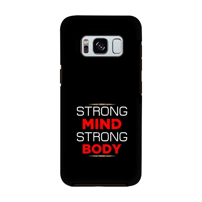 Galaxy S8 StrongFit strong mind strong body by TMSarts