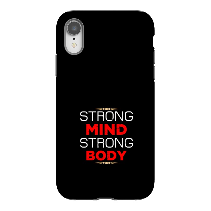 iPhone Xr StrongFit strong mind strong body by TMSarts