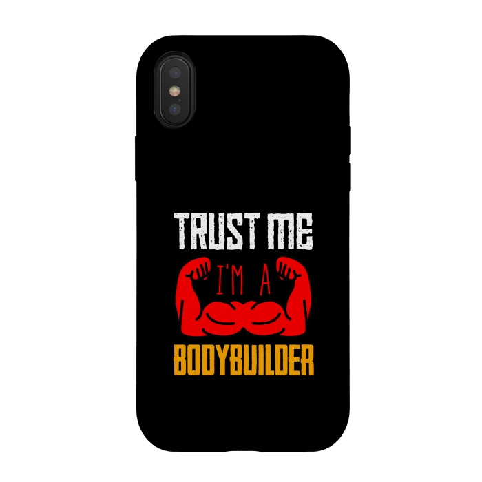 iPhone Xs / X StrongFit trust me bodybuilder by TMSarts