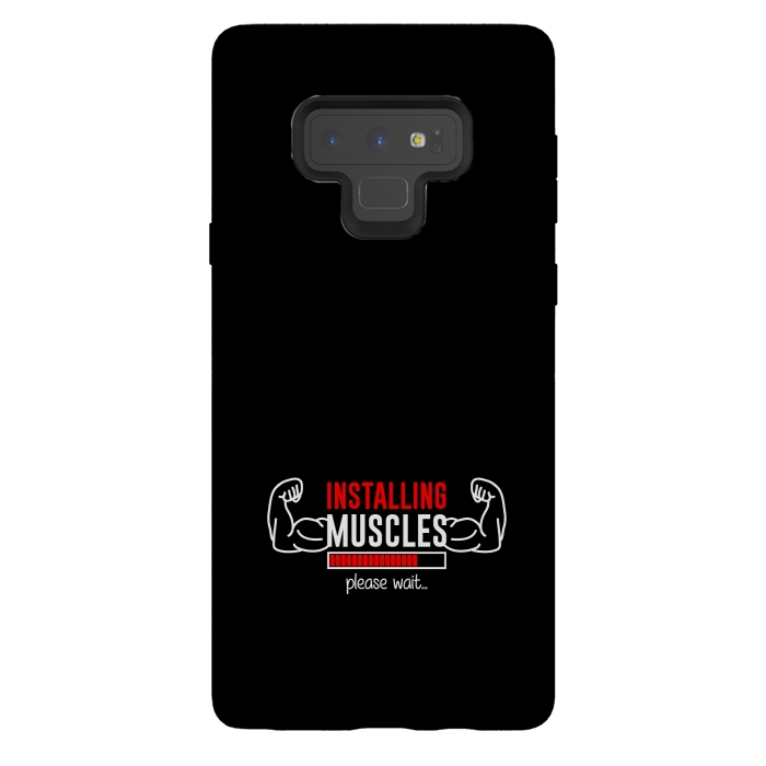 Galaxy Note 9 StrongFit installing muscles  by TMSarts