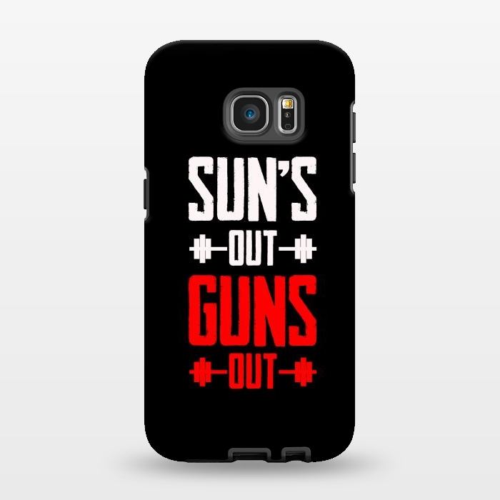 Galaxy S7 EDGE StrongFit suns out guns out by TMSarts