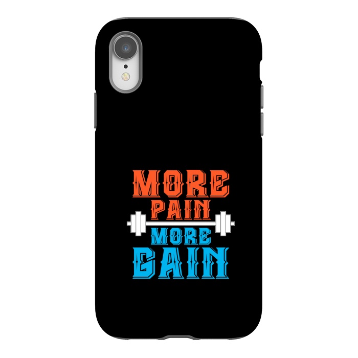 iPhone Xr StrongFit more pain more gain by TMSarts