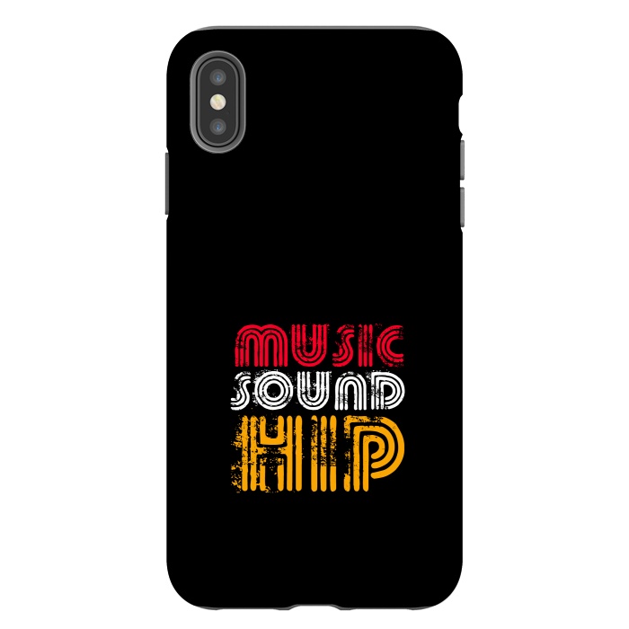 iPhone Xs Max StrongFit music sound hip by TMSarts
