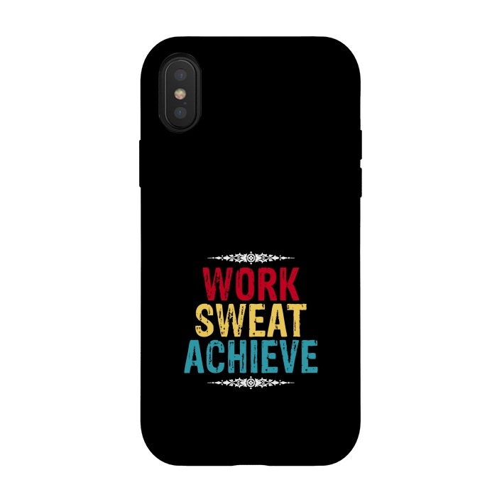 iPhone Xs / X StrongFit work sweat achieve by TMSarts