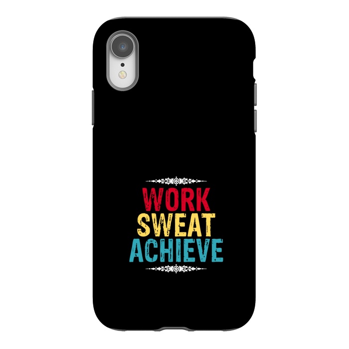 iPhone Xr StrongFit work sweat achieve by TMSarts