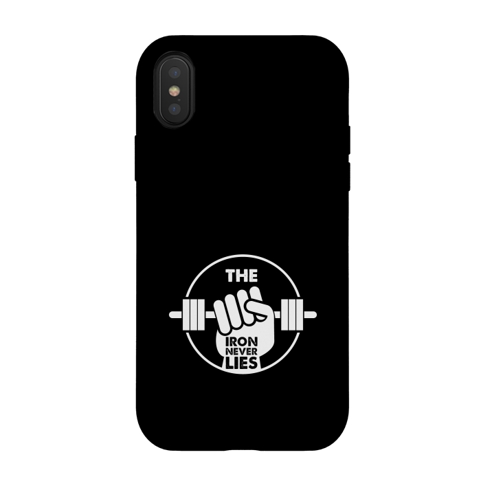 iPhone Xs / X StrongFit the iron never lies by TMSarts