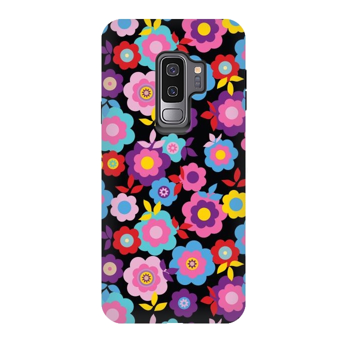 Galaxy S9 plus StrongFit Eilin's Spring Flowers by Bledi