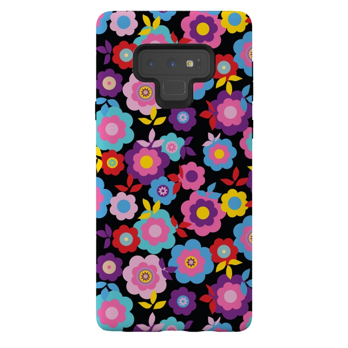 Galaxy Note 9 StrongFit Eilin's Spring Flowers by Bledi