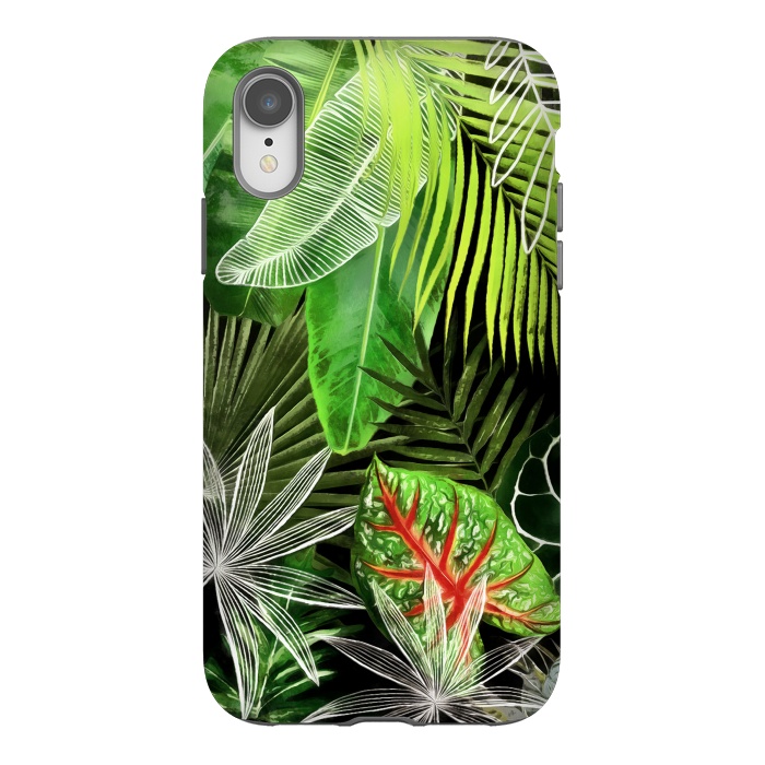 iPhone Xr StrongFit Tropical Foliage 041 by amini54
