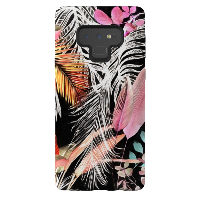Galaxy Note 9 StrongFit Tropical Foliage 052 by amini54