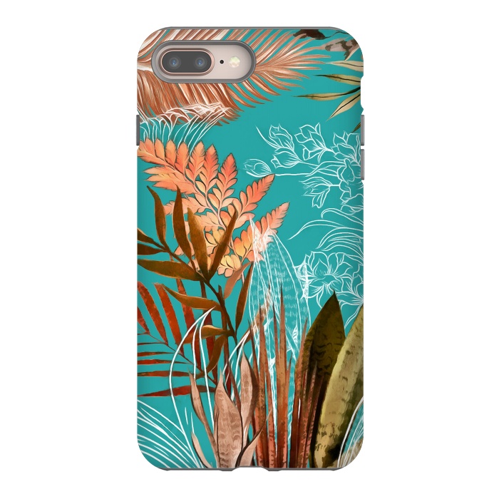 iPhone 7 plus StrongFit Tropical Foliage 081 by amini54