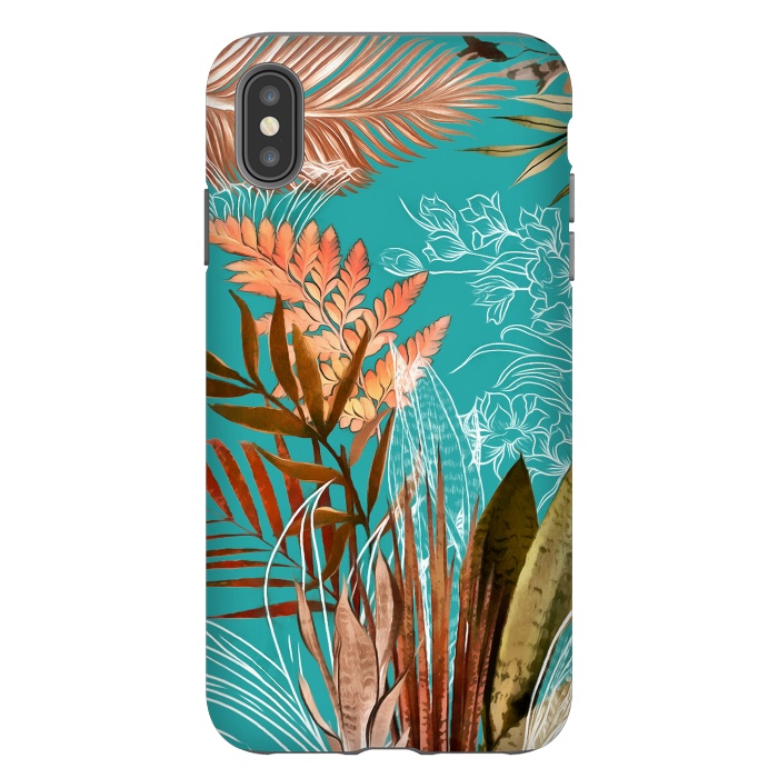 iPhone Xs Max StrongFit Tropical Foliage 081 by amini54