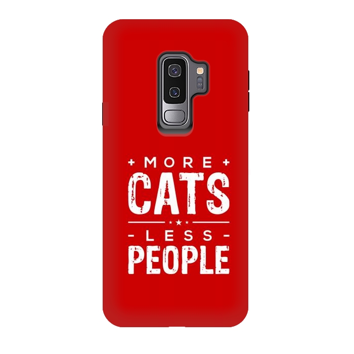 Galaxy S9 plus StrongFit more cats less people by TMSarts