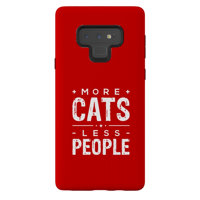 Galaxy Note 9 StrongFit more cats less people by TMSarts