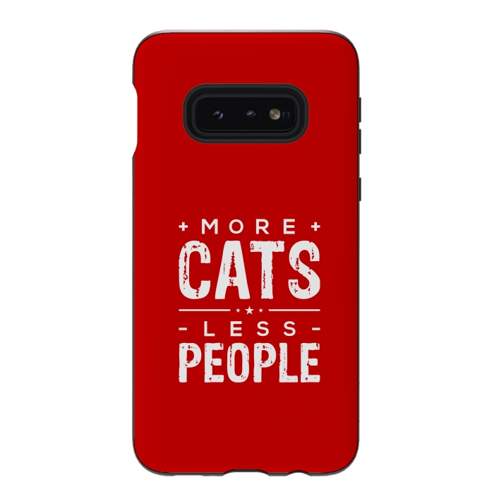 Galaxy S10e StrongFit more cats less people by TMSarts