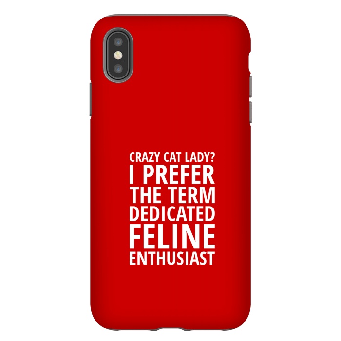 iPhone Xs Max StrongFit crazy cat lady by TMSarts
