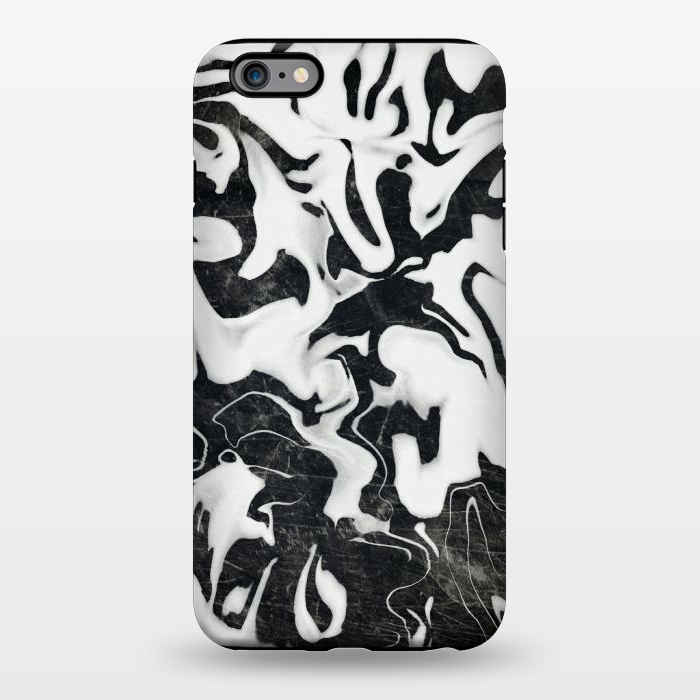 iPhone 6/6s plus StrongFit Black white marble by Jms